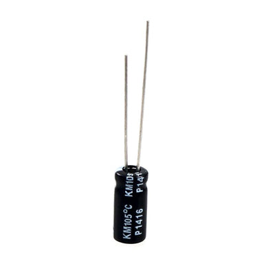 Aluminum Electrolytic Capacitors, DIP type KM series 4.7μF 50V size: 5mmx11mm